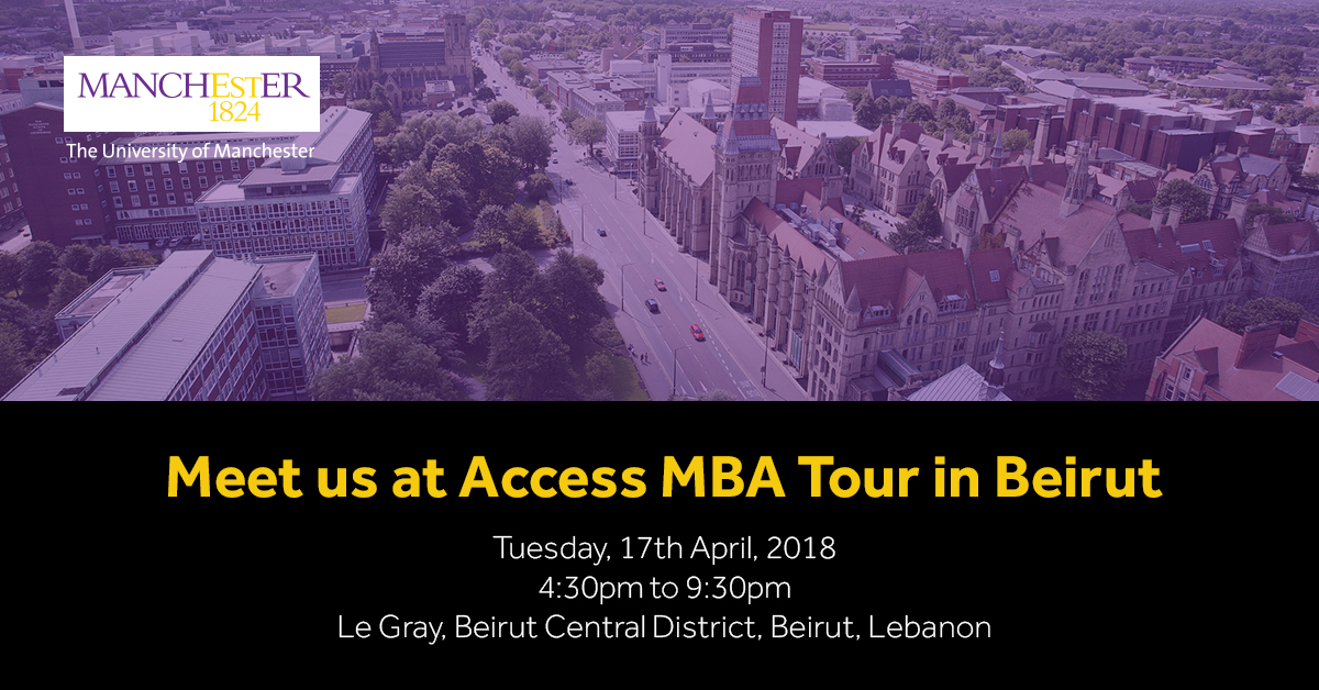 Meet us at Access MBA Tour in Beirut