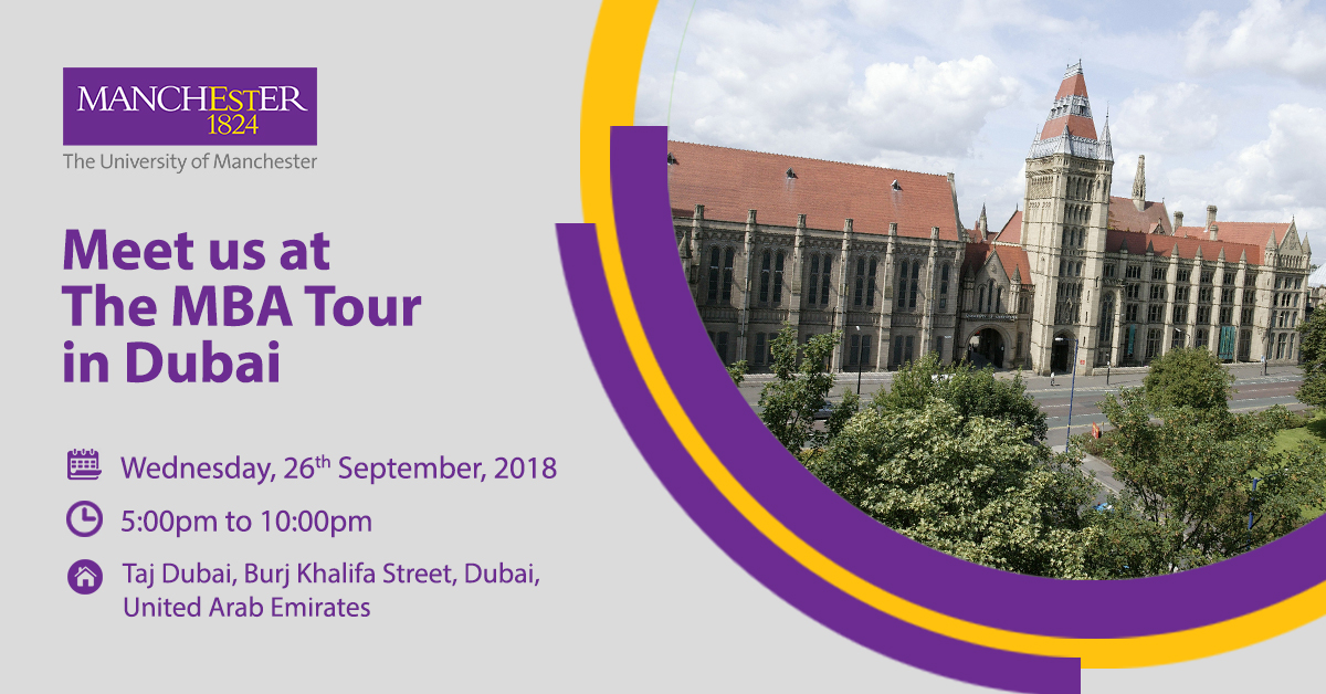 Meet us at The MBA Tour in Dubai