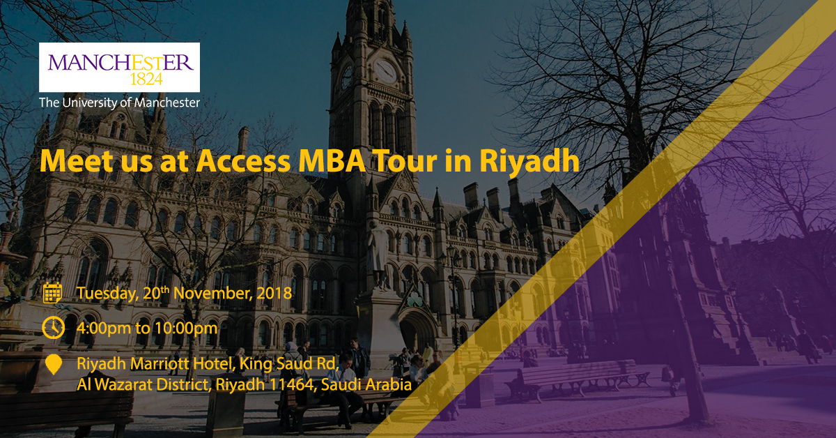 Meet us at Access MBA Tour in Riyadh