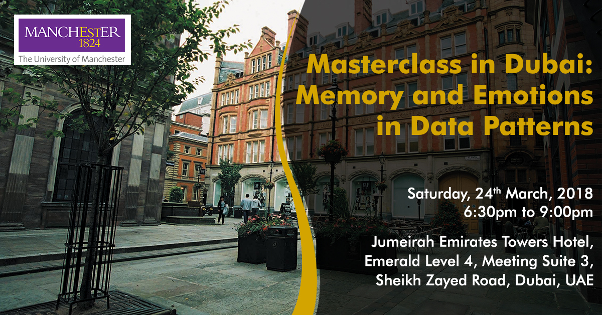 Masterclass in Dubai: Memory and Emotions in Data Patterns