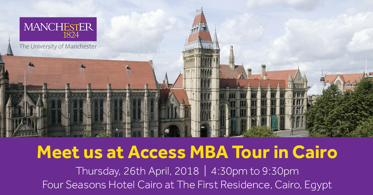 Meet us at Access MBA Tour in Cairo