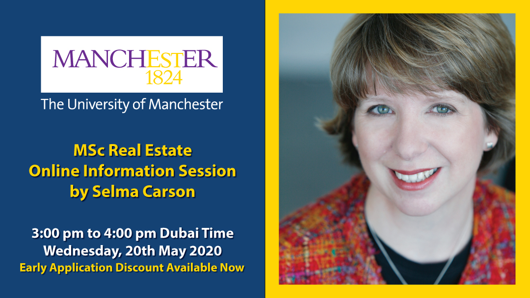 MSc Real Estate Online Information Session by Selma Carson