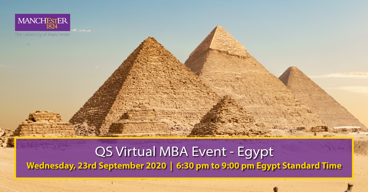 QS Virtual MBA Event - Egypt