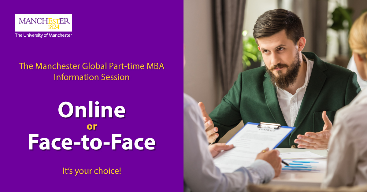 Face to Face or Online Information Session - It’s Your Choice!