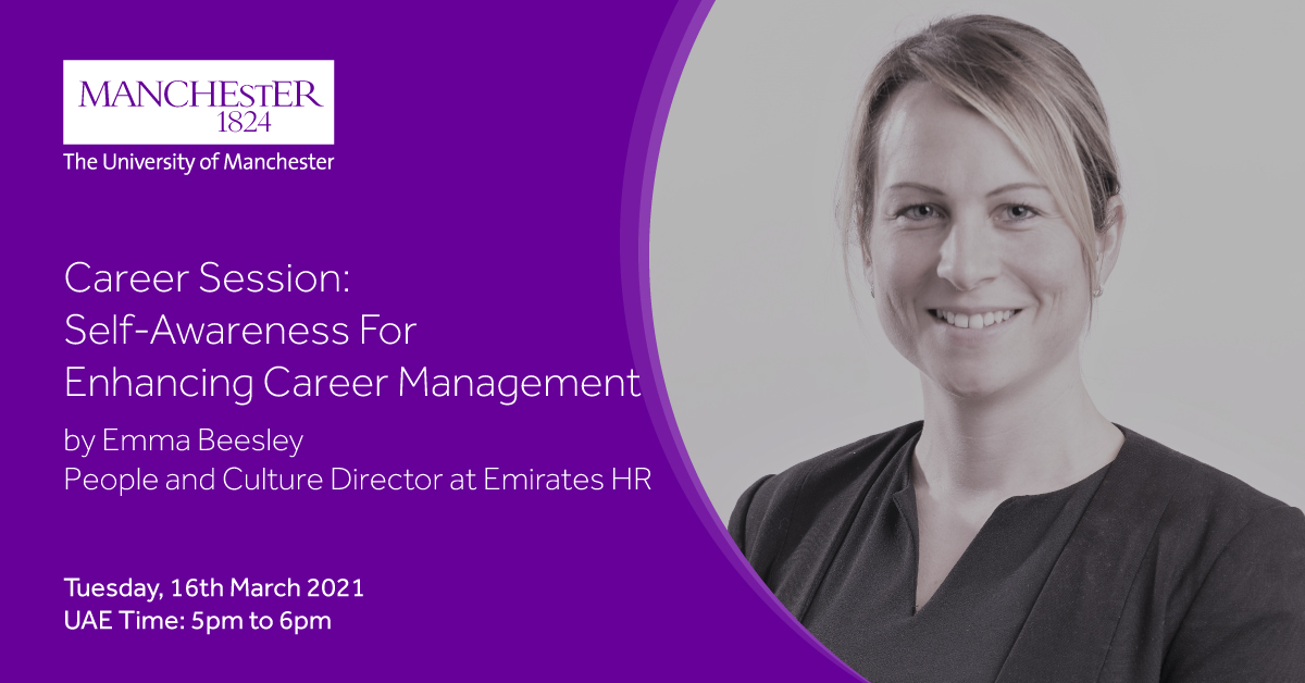 Career Session: Self-Awareness For Enhancing Career Management by Emma Beesley