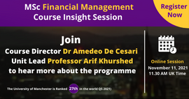 MSc Financial Management | Course Insight Session UK 2
