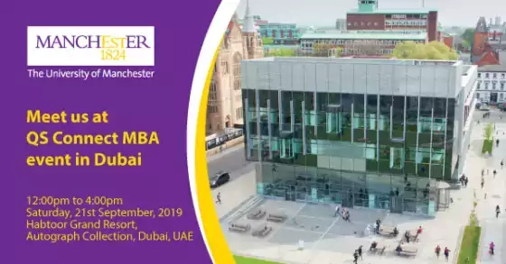Meet us at QS Connect MBA event in Dubai 19