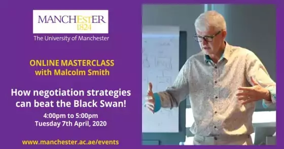 Masterclass with Malcolm Smith: How negotiation strategies can beat the Black Swan!