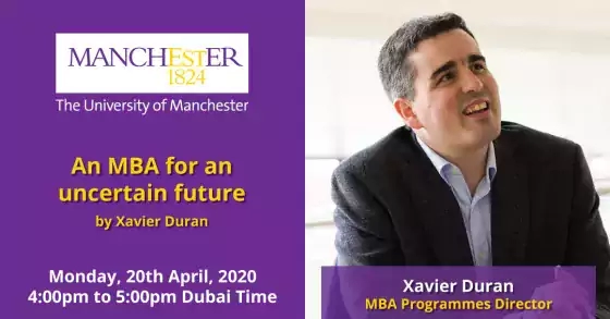 An MBA for an uncertain future, Information Session by Xavier Duran