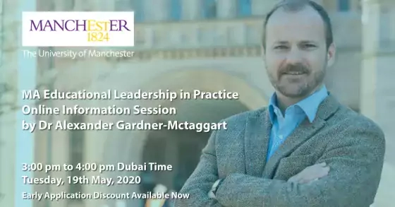 MA Educational Leadership in Practice Online Information Session by Dr Alexander Gardner-Mctaggart
