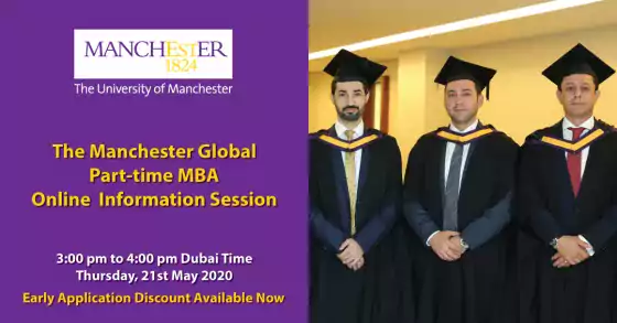 The Manchester Global Part-time MBA Online Information Session by Xavier Duran – MBA Programmes Director