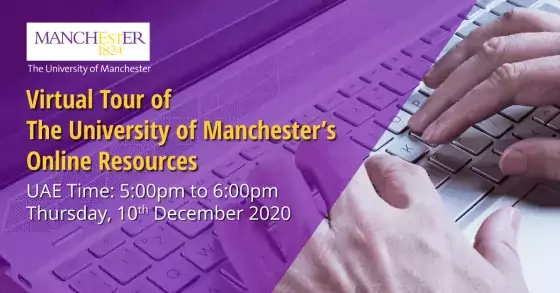 Virtual Tour of The University of Manchester’s Online Resources