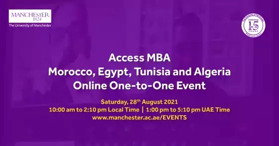 ACCESS MBA Morocco, Egypt, Tunisia and Algeria, Online One-to-One Event