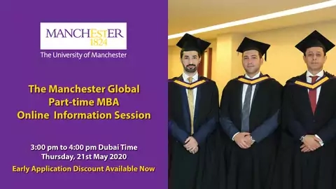 The Manchester Global Part time MBA Online Information Session by Xavier Duran 